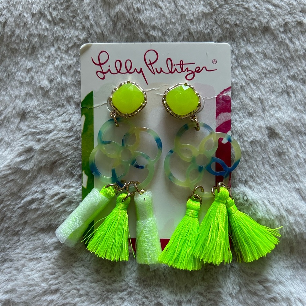 Lilly Pulitzer tassel earrings